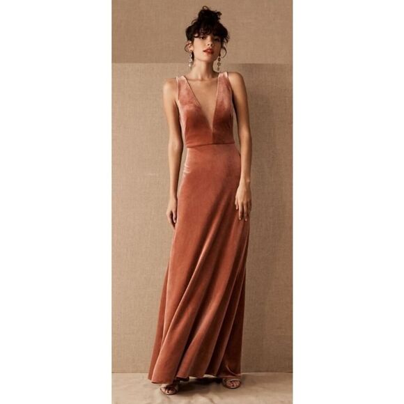 Jenny Yoo Collection Logan Dress in English Rose Sz. 6 - Picture 1 of 7